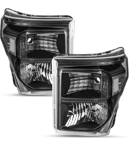 Fairphone 4 Faros Delanteros Cromados ámbar Para Ford F250/F350 Super Duty 2011-2016 – Kit Completo Izquierda Y Derecha Office Oem