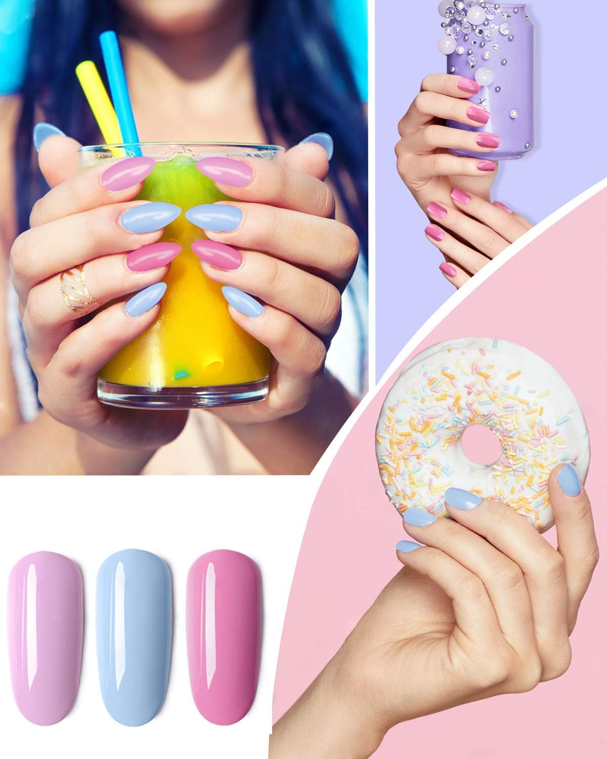 BONTIME Non-Toxic Nail Polish - Easy Peel Off & Quick Dry, Organic Water Based Nail Polish Set for Women,Teens,Kids(6 Colors,0.28 fl oz): Health & Personal Care