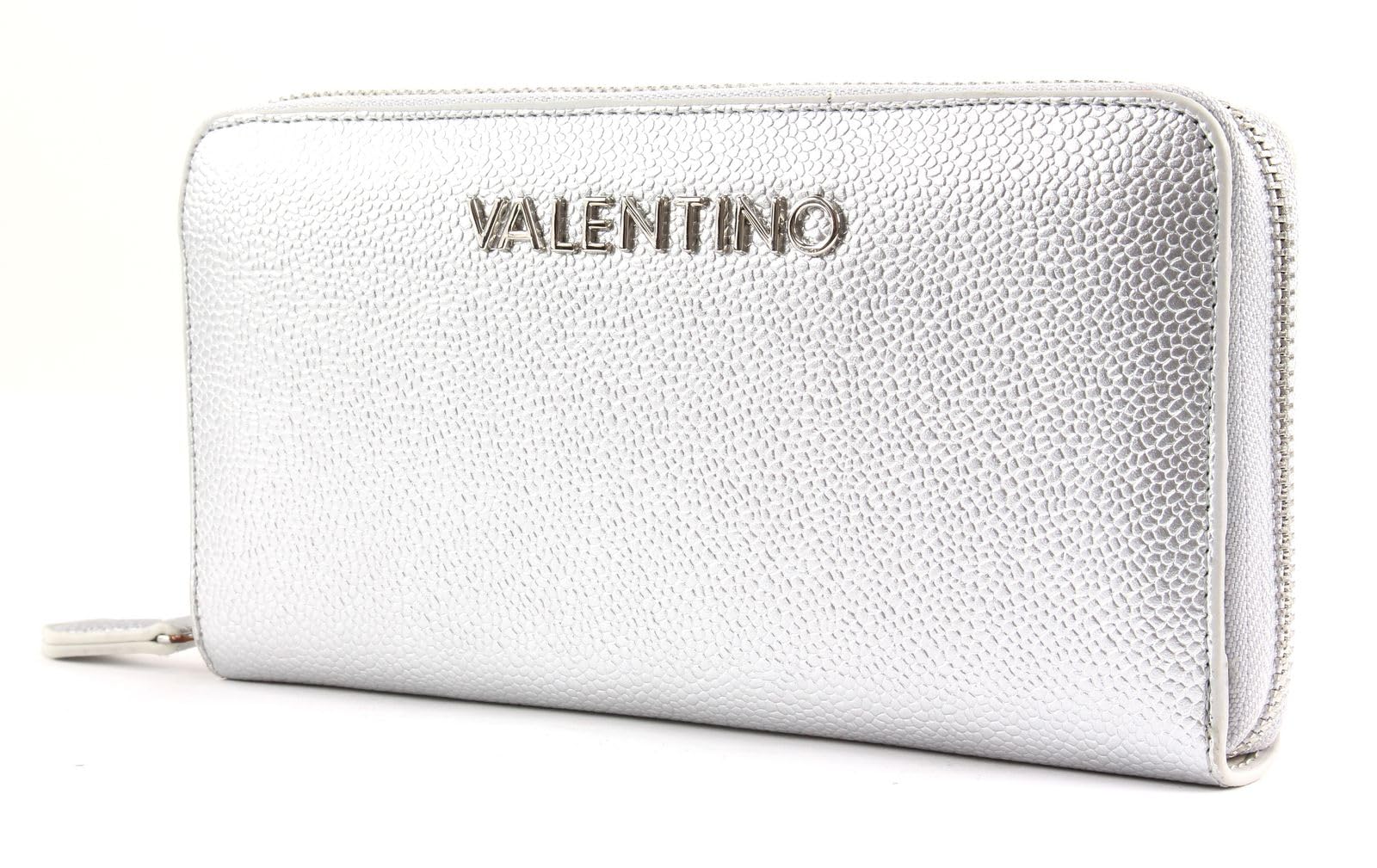 Valentino by Mario Valentino Divina Women’s Wallet, Silver (Argento), 2.5x10.5x14.5 centimeters (B x H x T)