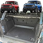 7DEEKEI Cargo Liner for Ford Bronco 2021-2025 Trunk Mat (and Rear Left and Right Side Panels) Cargo Mat for 4-Door Bronco