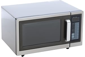 A-to-Z Supply Commercial Microwave with Digital Touch Pad Control, 1 Cubic Feet Interior, Stainless Steel, 1000 Watts, UL and NSF Approved
