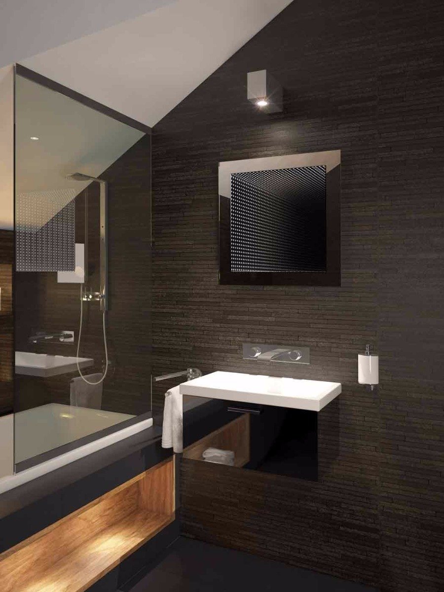 Diamond x Infinity RGB LED Light Bathroom Mirror with sensor 214