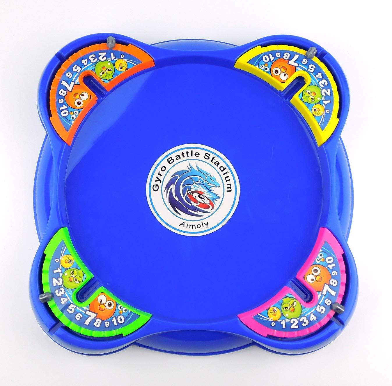 Aimoly Beystadium Blue Beystadium Battle Arena for Beyblade Burst Battling Games (ABS Plastic)