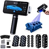 EinScan Rigil 3D Scanner for Reverse Engineering Wireless Portable Handheld | Triple Work Modes, Hybrid VCSEL And Blue Laser, 0.05 mm Resolution, 5 MP Color Capture, Windows Compatible