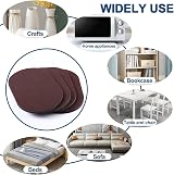 Ezprotekt 8 Pack Large Oval Furniture Sliders Carpet & Hard Floor 9.5x5.75 view 5