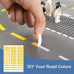 6 Pack Road Base Plates for Building, Compatible