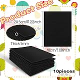 DIVINA VITAE Felt Sheets 7 x 11 in 10Pcs Black White Green Brown Red Craft view 2
