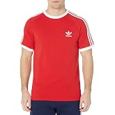 adidas Originals Men's Originals 3 Stripes Tee, Clear Sky, Medium