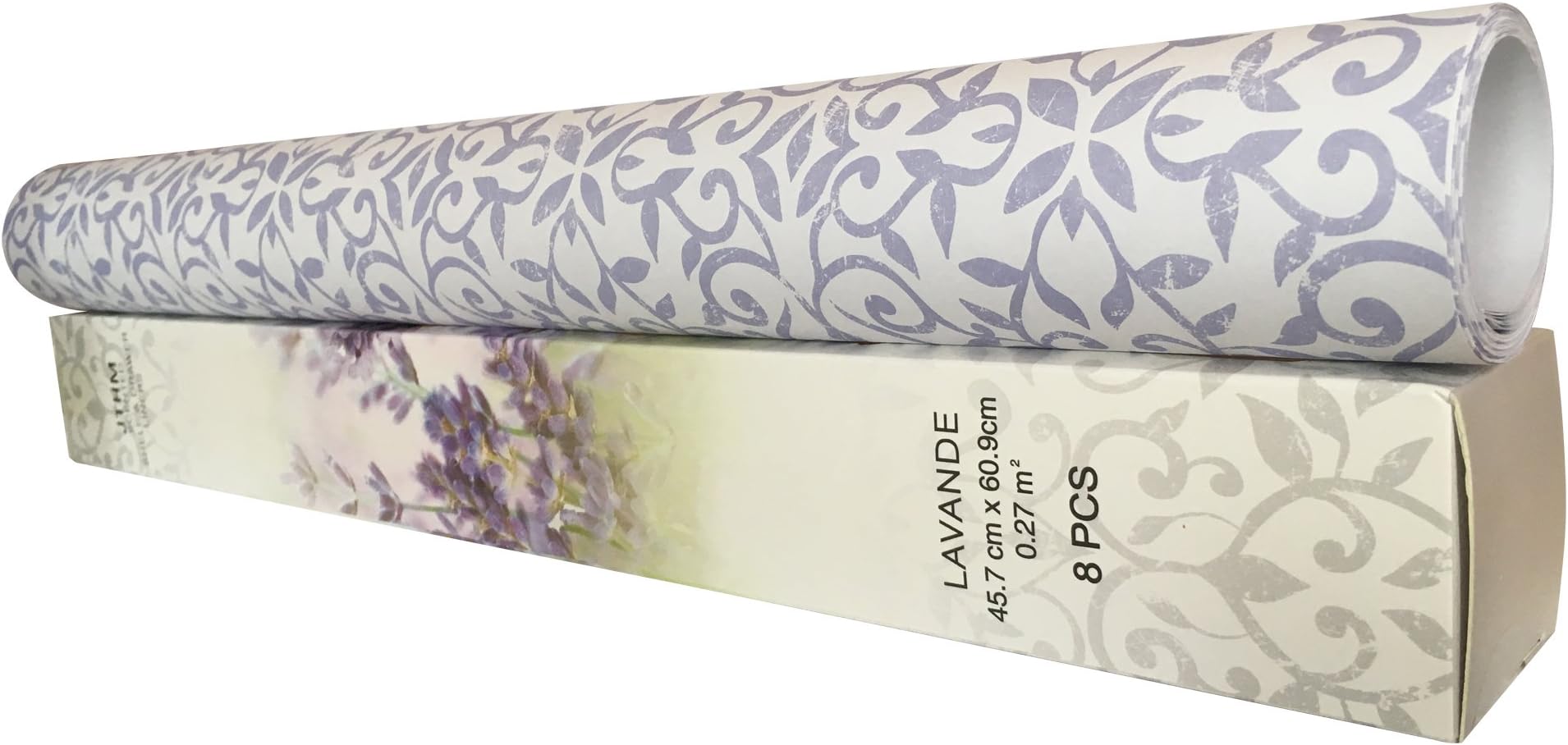 JTHM 8 Sheets Scented Drawer & Shelf Liners - Lavender Fragranced Drawer