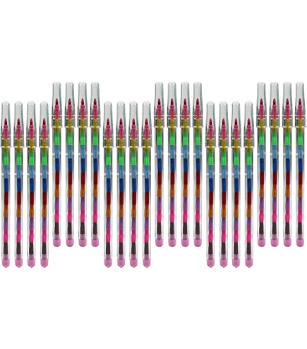 Crayones Apilables De 12 Colores Para Niños – Ceras De Colores Divertidas Y Seguras, Ideales Para Dibujar Y Manualidades