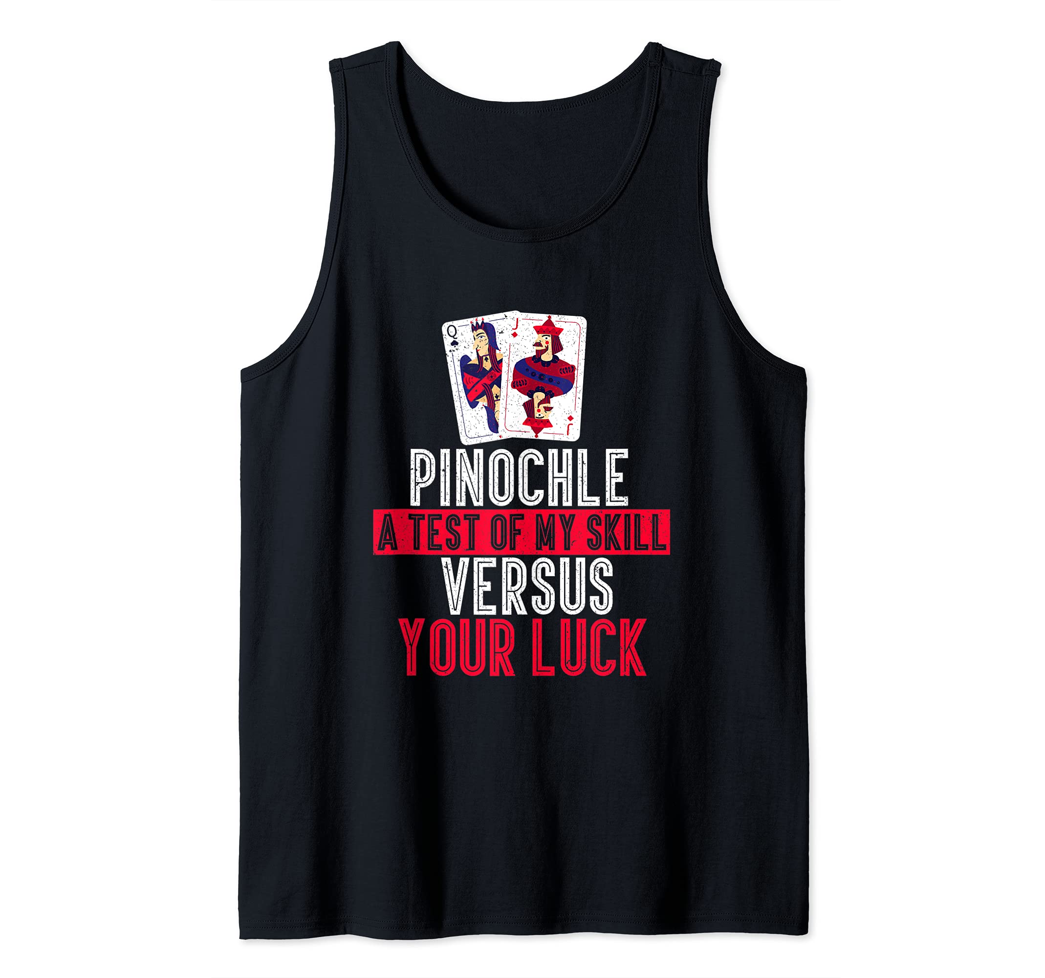 Pinochle Card Game Gamer Player Trick-Taking Tank Top