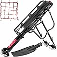 Auwey Full Quick Release Bike Rear Rack Bike Cargo Rack with Fender Bicycle Cargo Rack Bicycle Rear Racks Adjustable Bicycle Carrier Cargo Mountain Road 115 lbs Capacity Universal