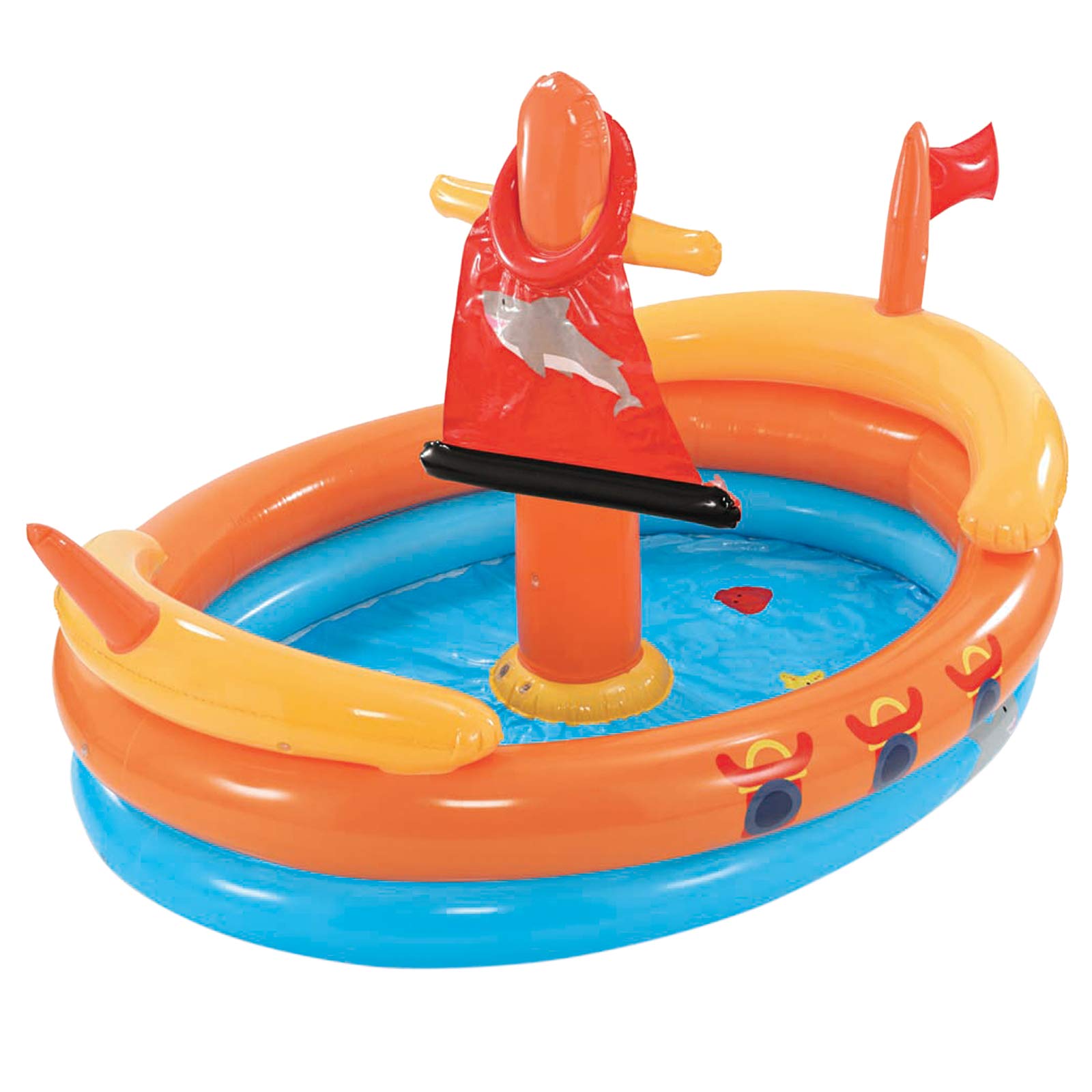 inflatable pirate ship pool
