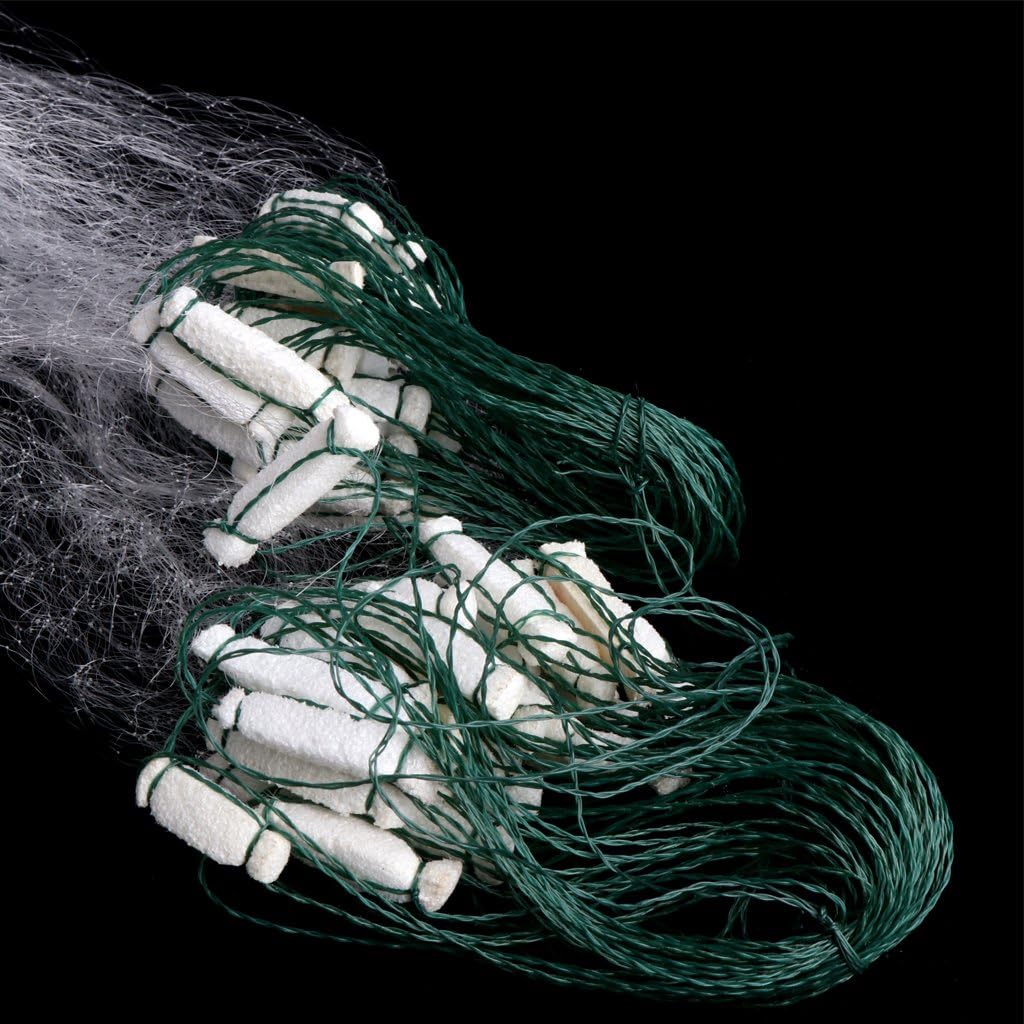 Huilier Fishing Fish Mesh Trap Monofilament Gill Net Netting Tackle