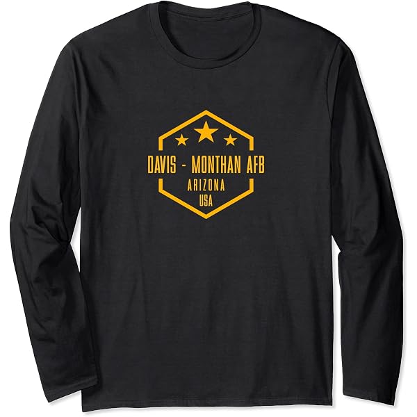 Amazon.com: Davis Monthan AFB Long Sleeve T-Shirt : Clothing 