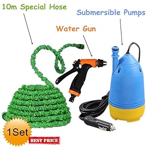 VelVeeta New Portable Home and Car Electric Pressure Washer with Water Gun + 10m Special Hose Pipe + Submersible Pumps