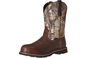 cakiesky Men's Fashion High Tube Embroidery Retro Leather Boots Men's Wide-head Western Cowboy Boots Middle Tube Thick Boots