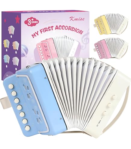Amazon.com: Kids Toy Accordion with 7 Vocal Keys. Portable Mini