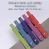 UIXJODO Gel Pen 0.5mm 5Pcs Fine Point Retractable with Metal Clip Vintage view 4