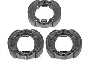 Youxmoto Front Rear Brakes Brake Shoes Drum Fit for Yamaha Grizzly 125 YFM125 2004-2013/ Breeze 125 YFA1 1992-2004/ for Raptor 50 YFM50 2004-2008/for Raptor 80 2002-2008/ for Badger YFM80 1992-2001