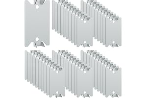 Nail Plates for Wood Studs 1.5 x 2.5 Inch Nail Stud Guards with Sharp Pointed Prongs Electrical Wire Stud Plate Protector Nai