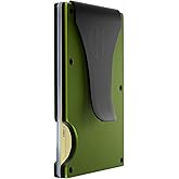 Hayvenhurst Wallet For Men - Reinvented Design Men's Wallet - Slim, Minimalistic & Seamless, Blocks RFID Scanners with a Money Clip (Matte Olive) | Reinvented Design, Slim, Minimalistic, Seamless, Blocks RFID Scanners, with a Money Clip