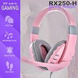 Orzly Pink RX250 4in1 Keyboard Mouse Headset Pad Bundle for PS5 Xbox PC view 7