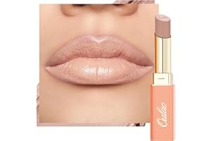 Oulac Beige Lipstick for Women, Pale Nude Matte Lip Base, Full Coverage Lip Color, Satin Matte Finish, Cream Texture, Hydrating, Infused with Hyaluronic Acid, Vegan & Clean Beauty 4g SG01 Bare