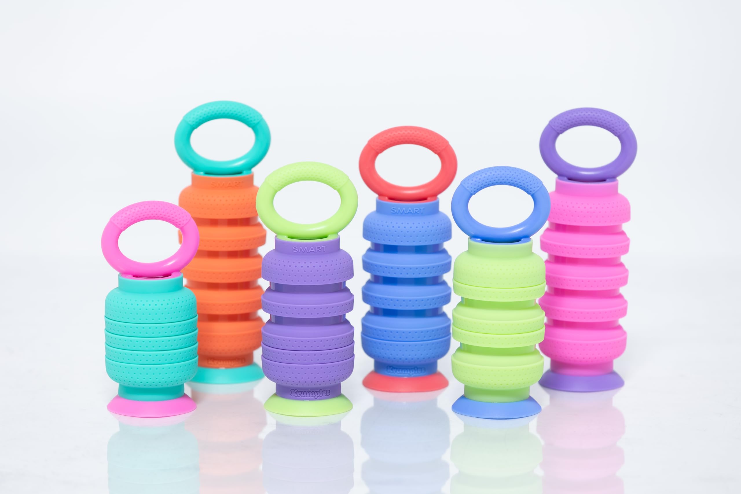 KRUMPLES Fidget Plungy - On-The-Go Fidget Fun, Pack of 6