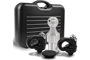 FHRHRY 60692, Puck System Gooseneck Hitch Ball Kit, Compatible with 2013-2025 Ford F250 F350 F450, 2016-2025 Chevrolet Silverado, GMC Sierra & Nissan Titan XD, 30000 lbs GTW/ 7500 lbs VTW, 2-5/16 Inch Ball