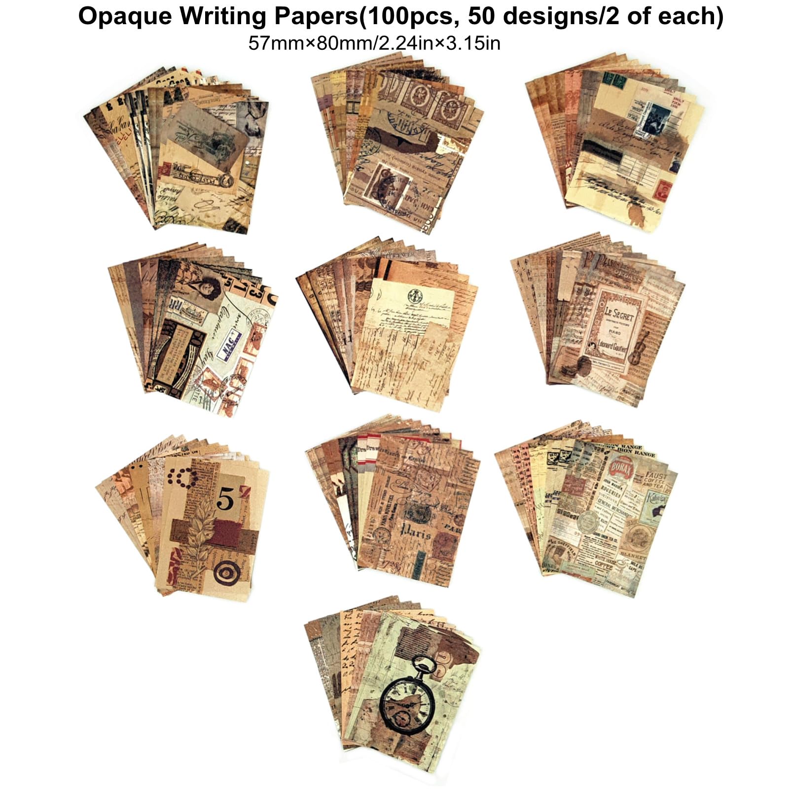 200PCS Vintage Scrapbooking Supplies Pack, Aesthetic Scrapbook Sticker Paper Art Journaling Kit for Bullet Junk Journals,Planner,Cottagecore Decor Gifts (Retro Letters)