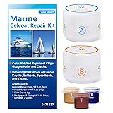 Gel Coat Repair Kit for Boats(Color Match), Marine