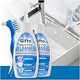 Mould Stain Remover Gel, 2-Pack Grout Cleaner Bathroom Whitener, Mould Remover Washing Machine Cleaner, Non-Toxic Washer Clea