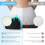 POOTACK Memory Foam Seat Cushion Large Non-Slip Office Car Chair view 4