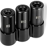 3-Piece 70940 Tap Socket Set, 5/8’’ 11/16’’ 3/4’’ Tap Sockets #9#10#11, For Larger Fractional M.C.T.I. Standard taps, Use wit