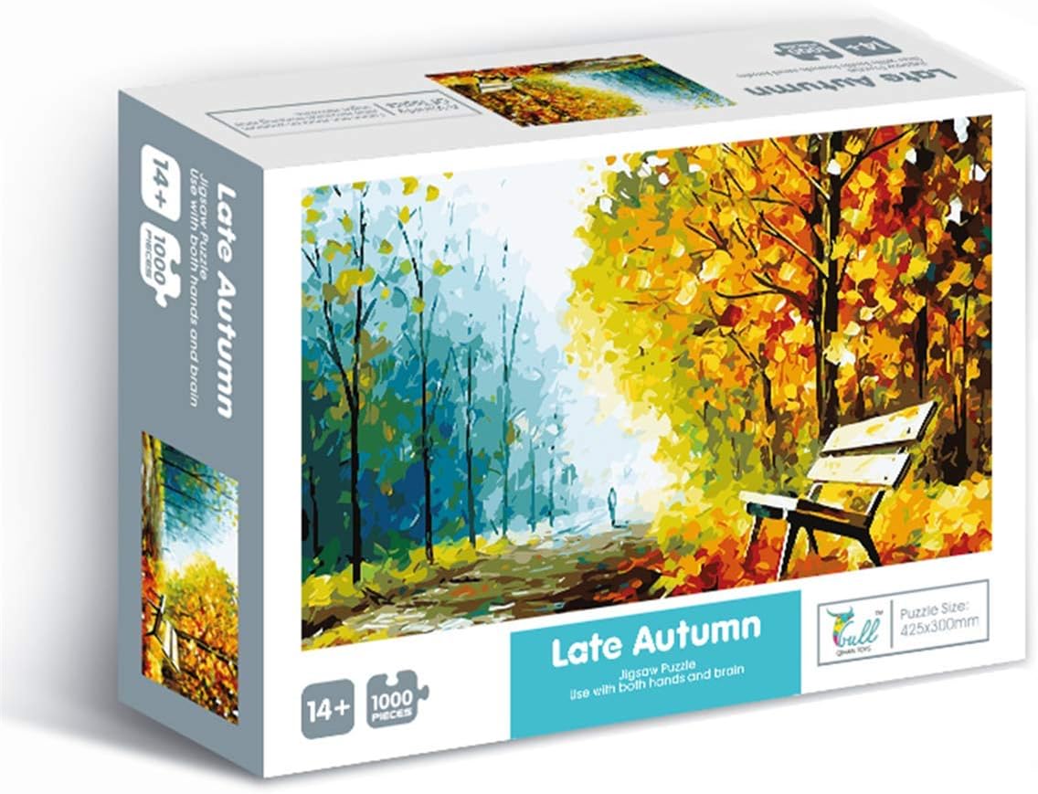 Adults for Puzzles 1000 Scene Autumn Gift Toys Game Puzzle