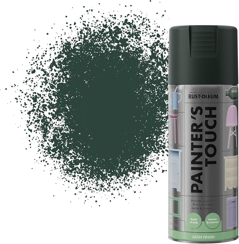 Rust-Oleum Painter's Touch 400ml Oxford Green Satin Spray Paint Aerosol