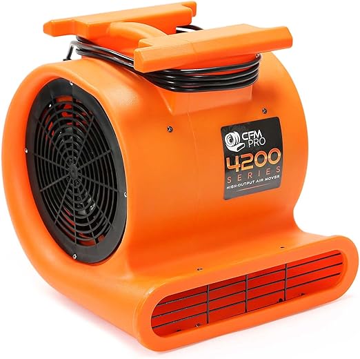 Amazon Com Cfm Pro Air Mover Carpet Floor Dryer 3 Speed 1 Hp