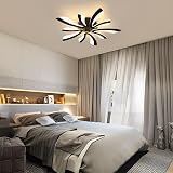 Comely LED Ceiling Lamp 50W 5625LM 72cm Warm White 3000K Black view 9