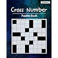 Cross Number Puzzle: Words in a crossword with numeric digits, Math equations replace the the word hints, Workbook skills, Vo