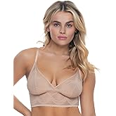 Felina Finesse Cami Bralette - Stretchy Lace Bralettes for Women - Sexy and Comfortable