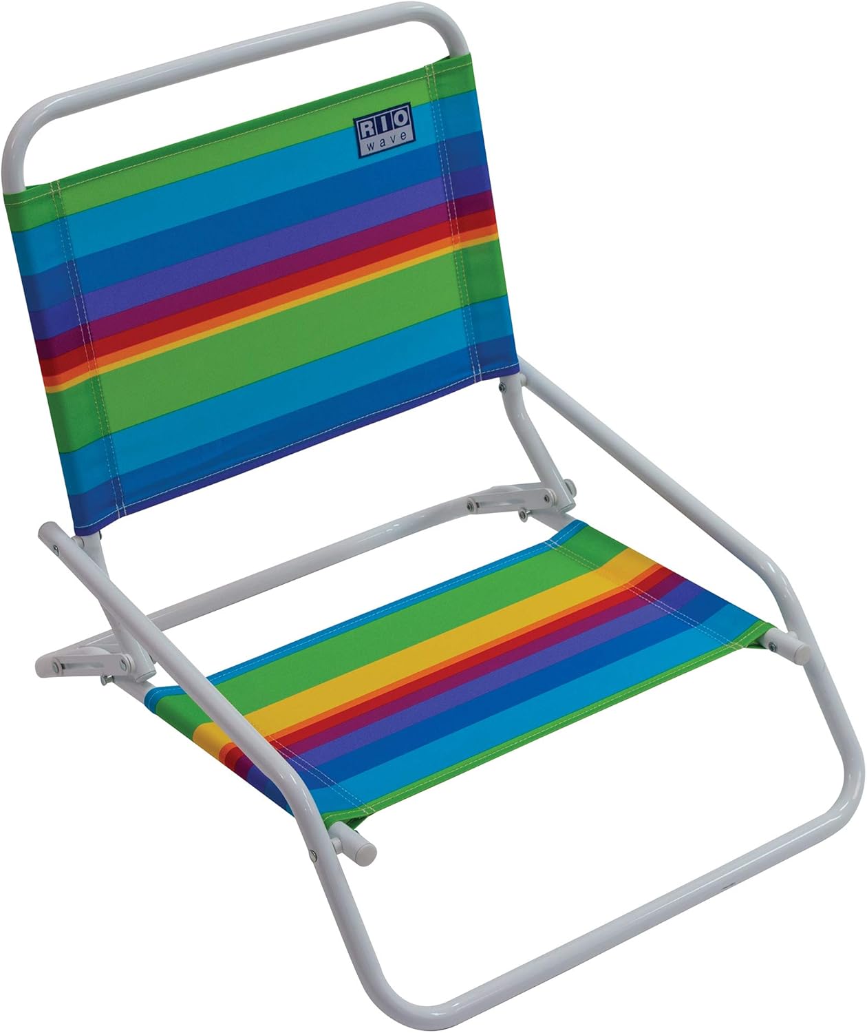 RIO Gear Beach Wave 1Position Beach Folding Sand Chair, Multi Color, 5
