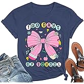 Happy Valentines Shirts for Women - Love Heart Valentines Day Tshirt Cute Tee Tops