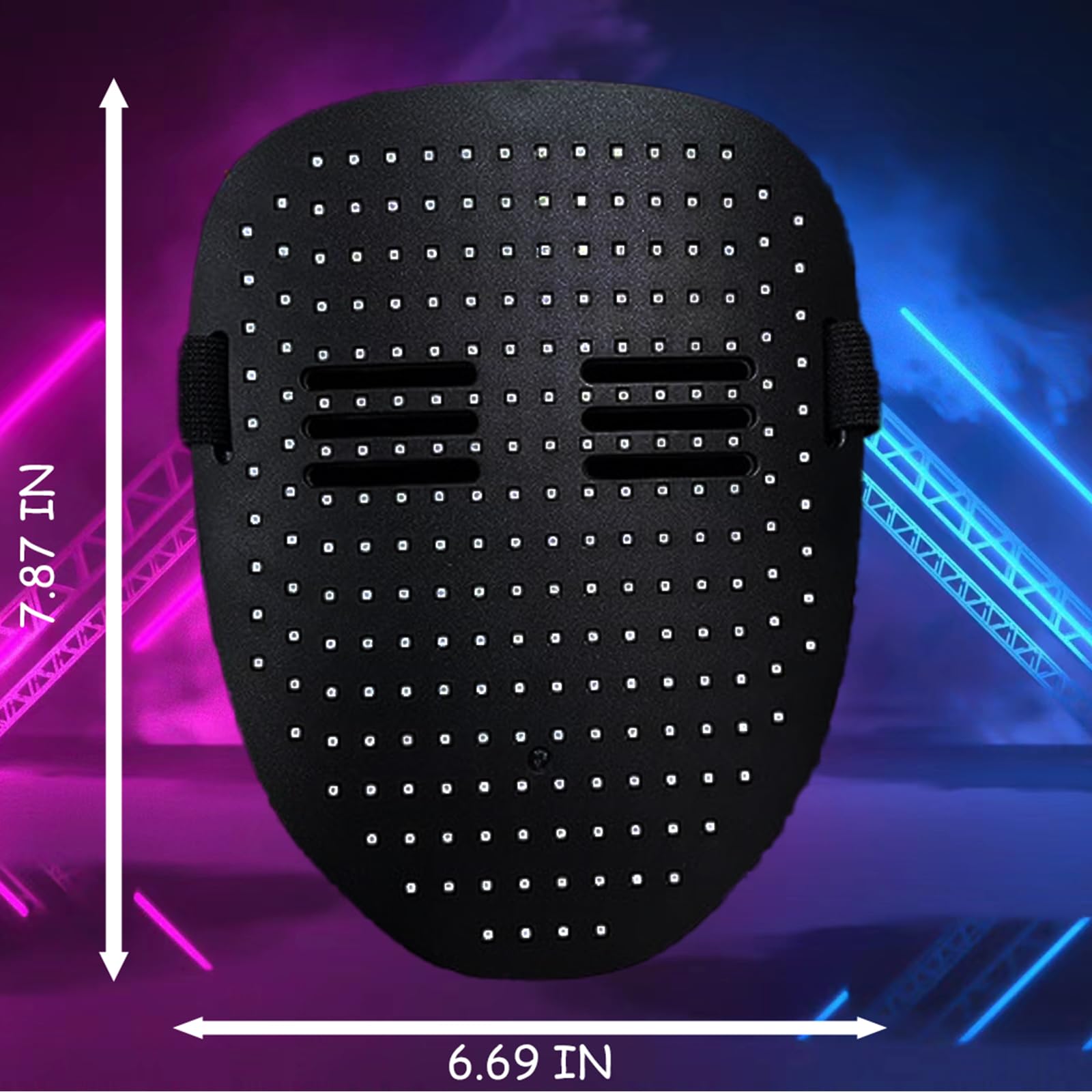 JDBMAOYE LED Mask with Gesture Sensing  |√Rechargeable Battery | Perfect for Cosplay, Masquerade - The coolest gift