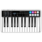 IK Multimedia iRig Keys I/O 25-keys Midi Controller with 24-bit up to 96kHz Audio Interface for iPhone/iPad, Android and Mac/PC