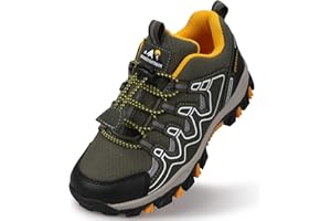 UOVO Boys Girls Kids Sneakers Hiking Running Outdoor Walking Tennis Shoes Waterproof Non Slip Fashion Sneakers(Little/Big Kids