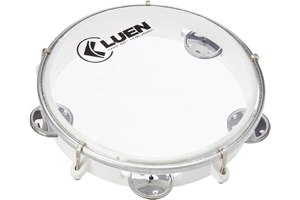 Pandeiro Abs Branco Junior Pele Cristal 08