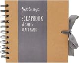 Tallon Scratch & Sketch Kraft Set Small Medium Large Square Scrapbook 50 Sheets view 1