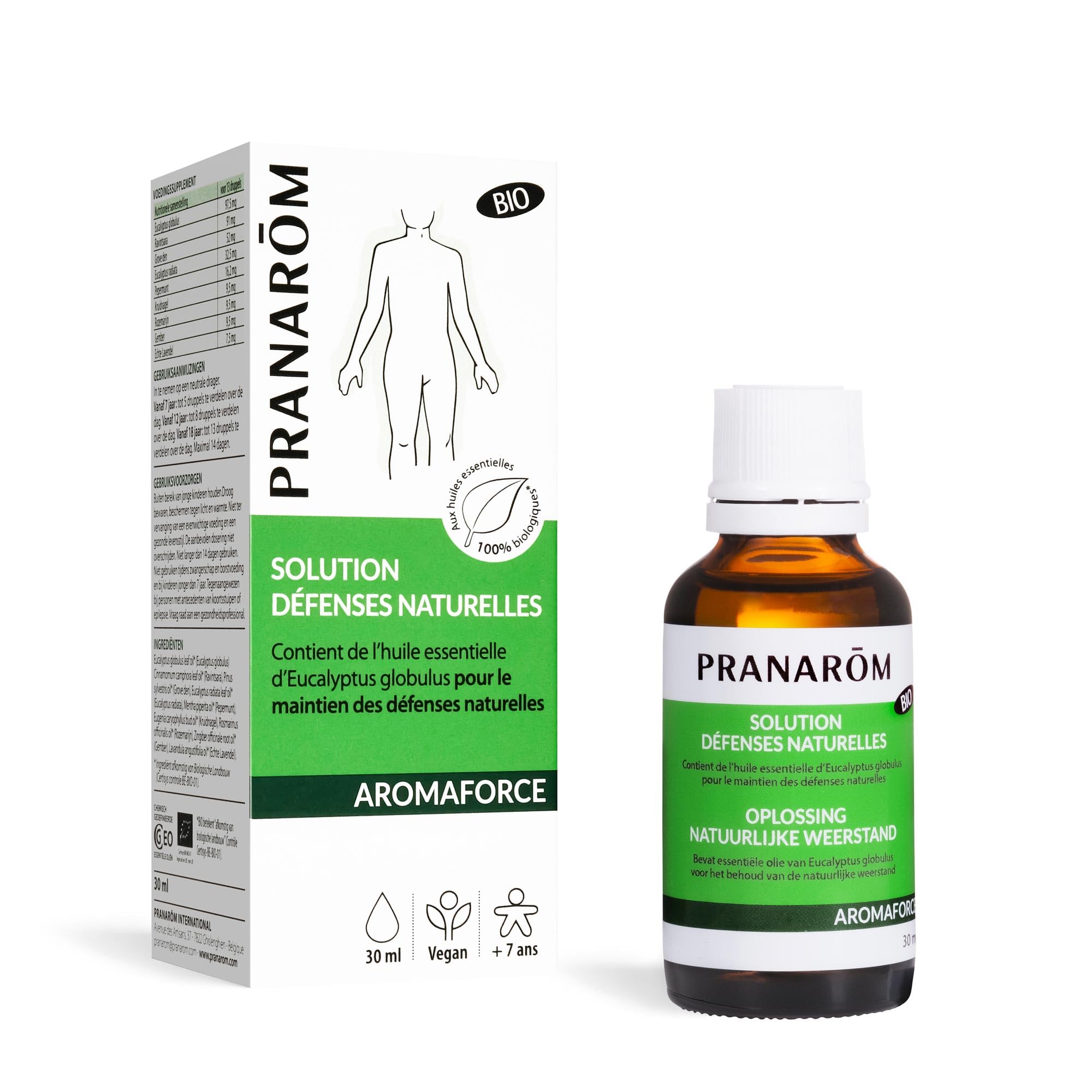 Pranarôm Aromaforce Organic Natural Defenses Solution 30ml
