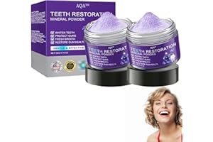 CRAZYLEAF Teeth Mineral Powder, Teeth whitening Powder, Freshen Breath Whitening, Remineralizing Tooth, Anti-Cavity (2)